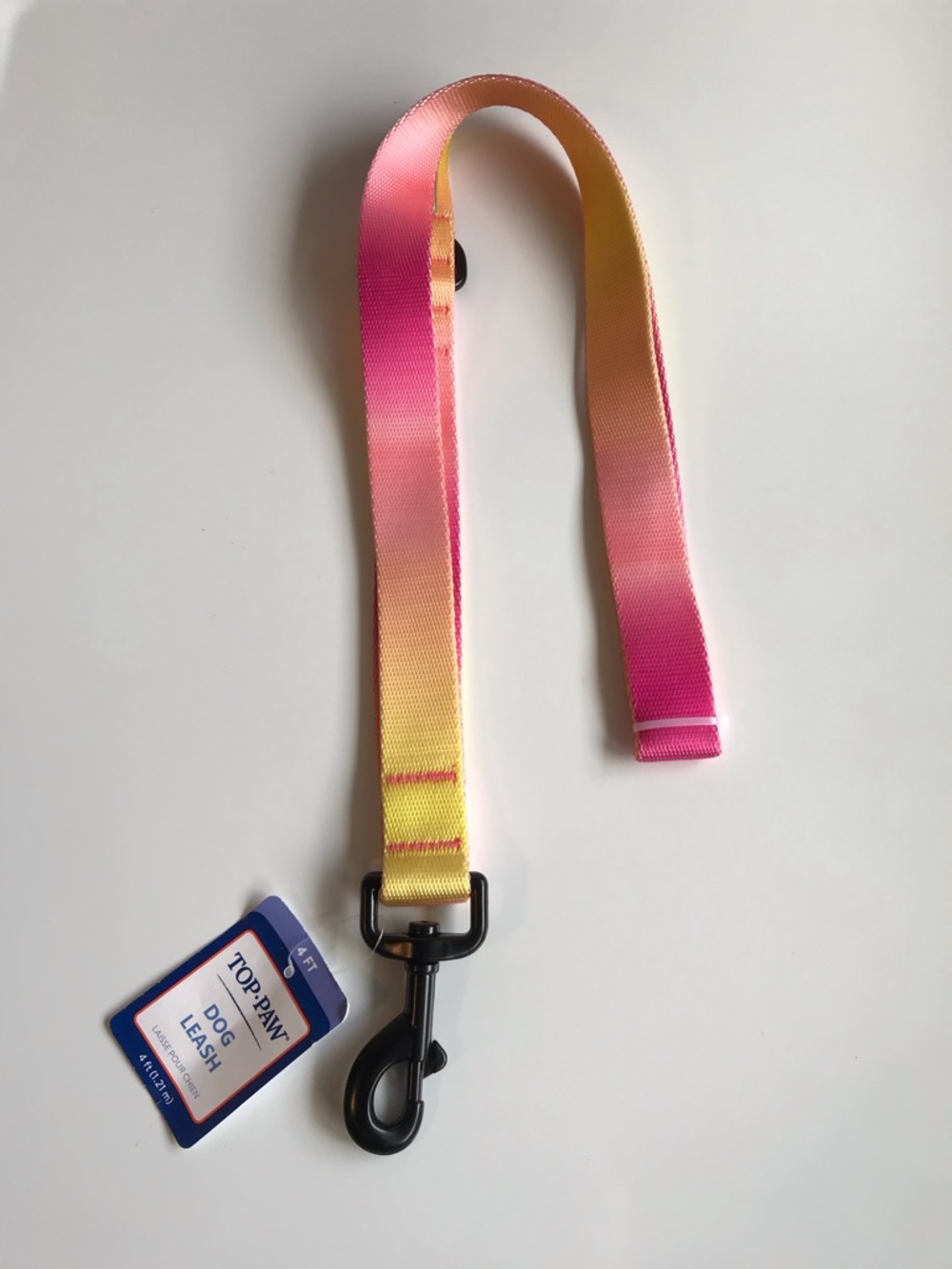 Top Paw Ombre Gradient 4 Foot Long Dog Leash